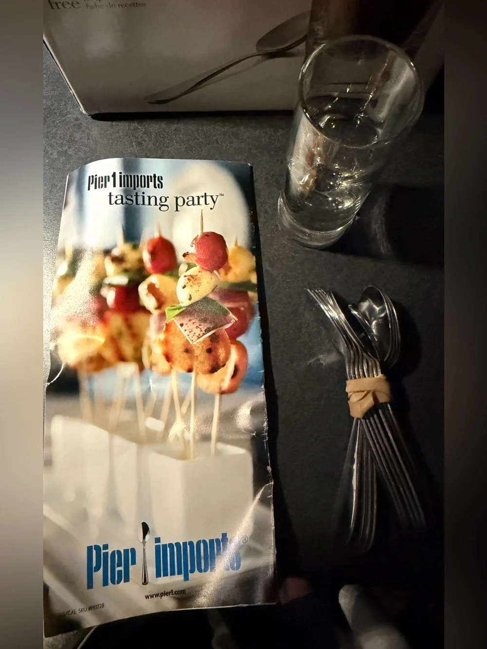 Pier 1 Mini Parfaits Glasses and Spoons Dessert Set